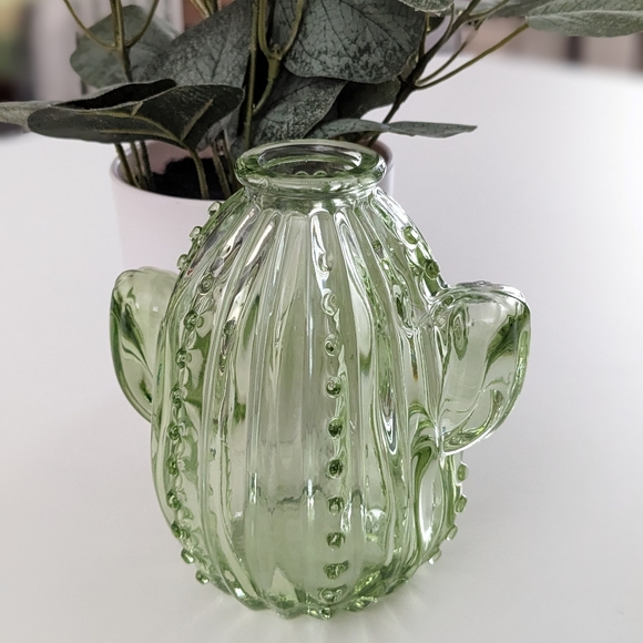 Target Accents New 223 Target Bullseye Playground Cactus Glass Vase Light Green Piece Poshmark